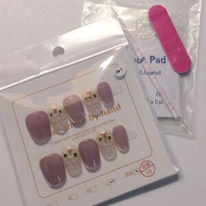Brand New Hand Made Press on Nails # 161